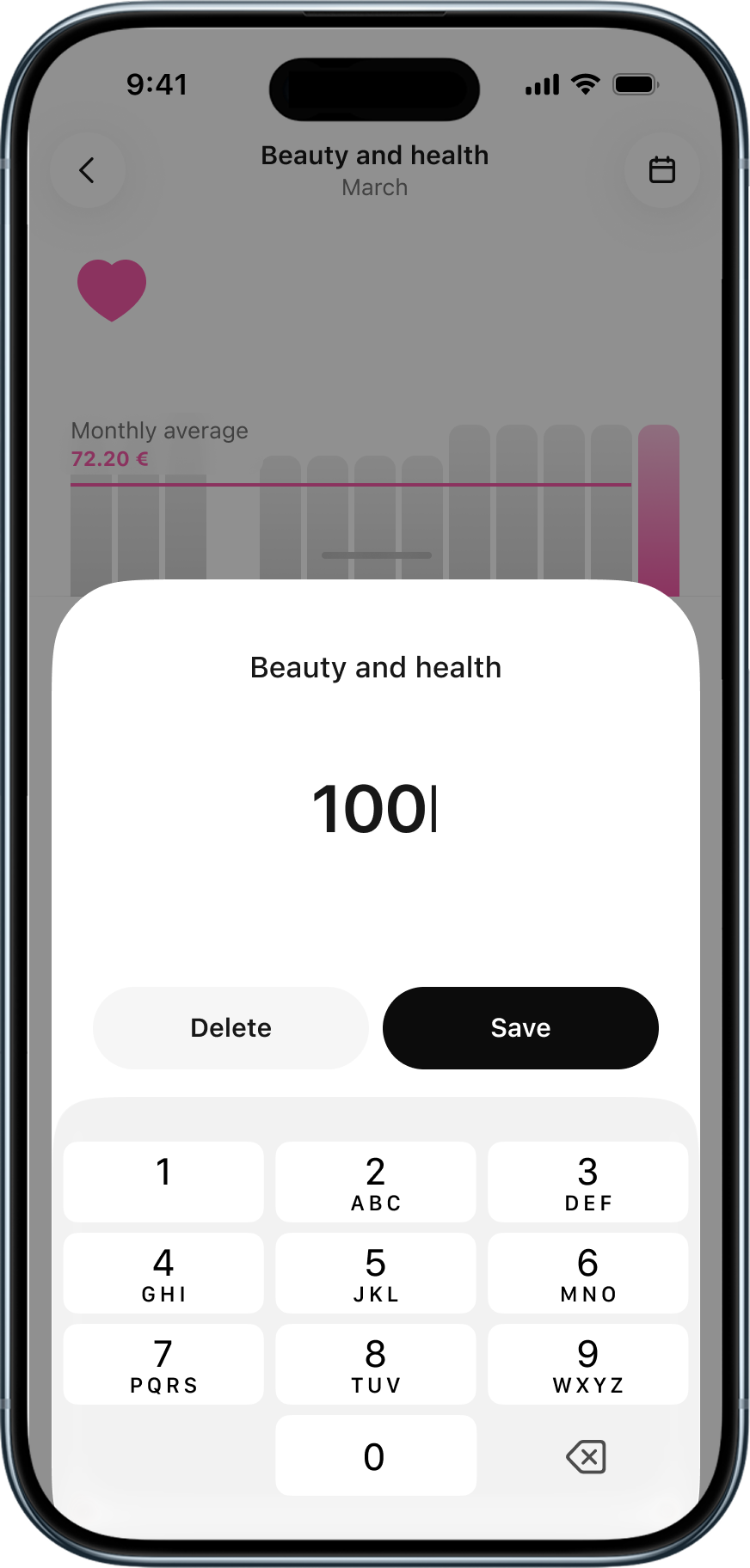 Moneyplan view