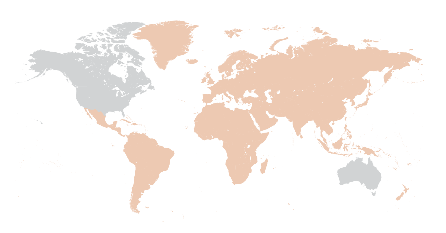 Maailm v.a USA, Austraalia ja Kanada